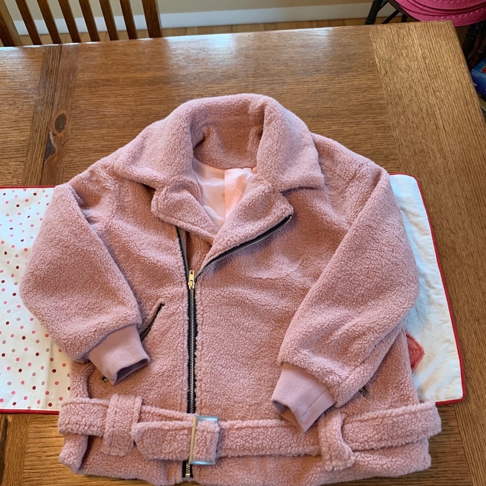 1 LEFT Women’s  teddy style JACKET SHERPA - Picture 7 of 8